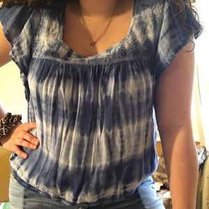 Tie Dye Hollister Blouse
